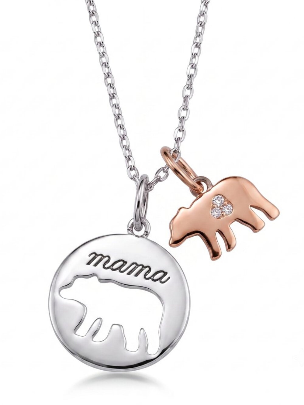 Mama Bear Necklace, Charmed Aroma Mama Bear Mothers Day Collection